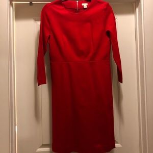 Red JCrew dress